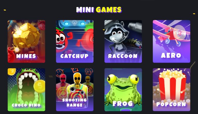 Freshbet Casino mini jeux